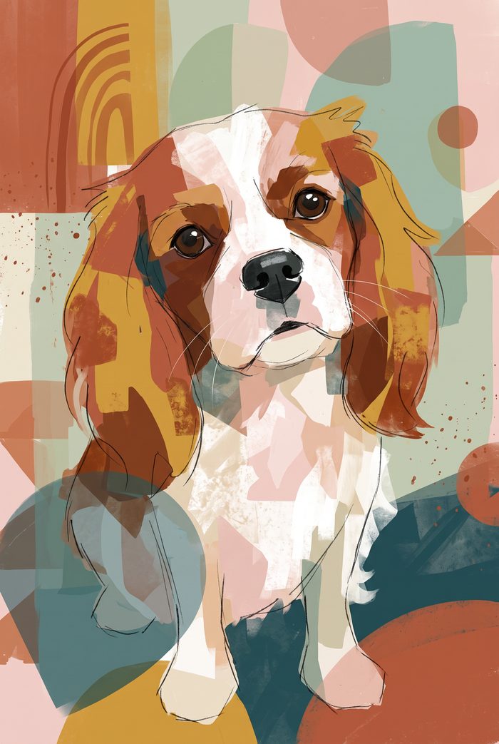 Charlie in the Abstract style