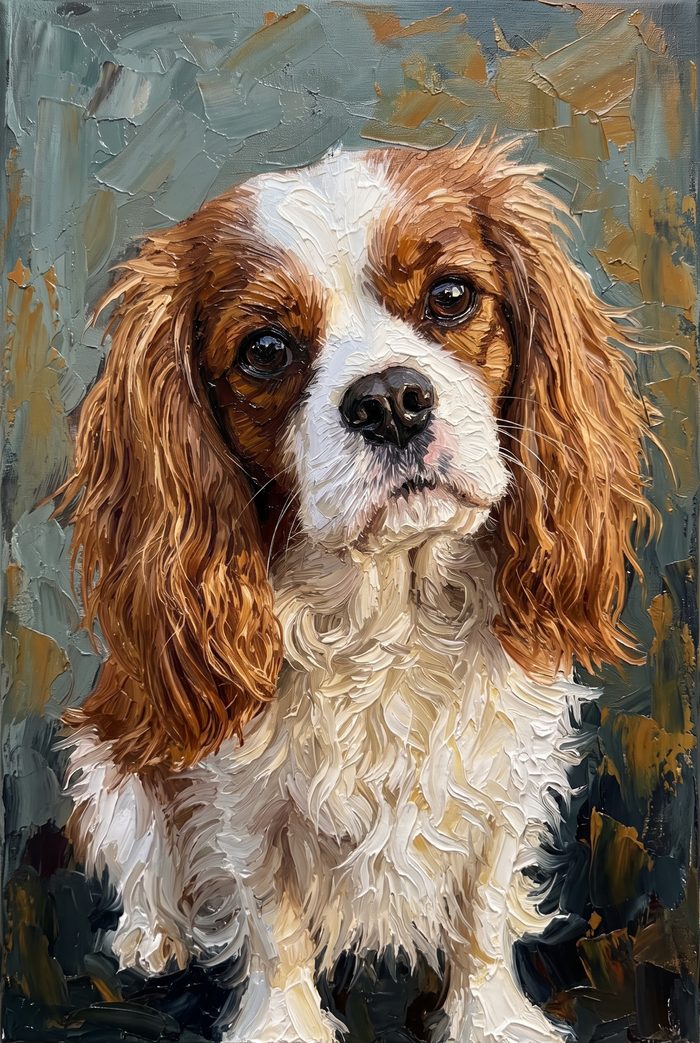 Charlie in the Palette Knife style